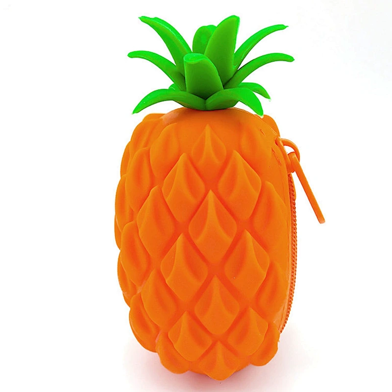 Eco friendly Pineapple Shape Cosmetic Bag Coin Makeup Bag