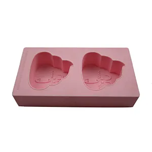 High Quality 2 Cavity Diy Cute Novelty Jelly Moulds Cupcake And Cookie Mold