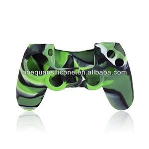 New cover for ps4 controller,full set buttons for ps4 controllersilicone cover for ps4 controller