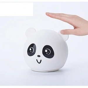 Cute Gift Presentation USB Rechargeable Silicone Night Light Cartoon Hold Beside Bed Pat Lamp
