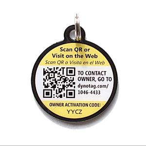 Unique Dog id tags with long chain/custom dog tag