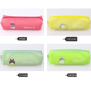 Soft Cute Silicone Printing Customized Pencil Case for Students Factory Supply Directory