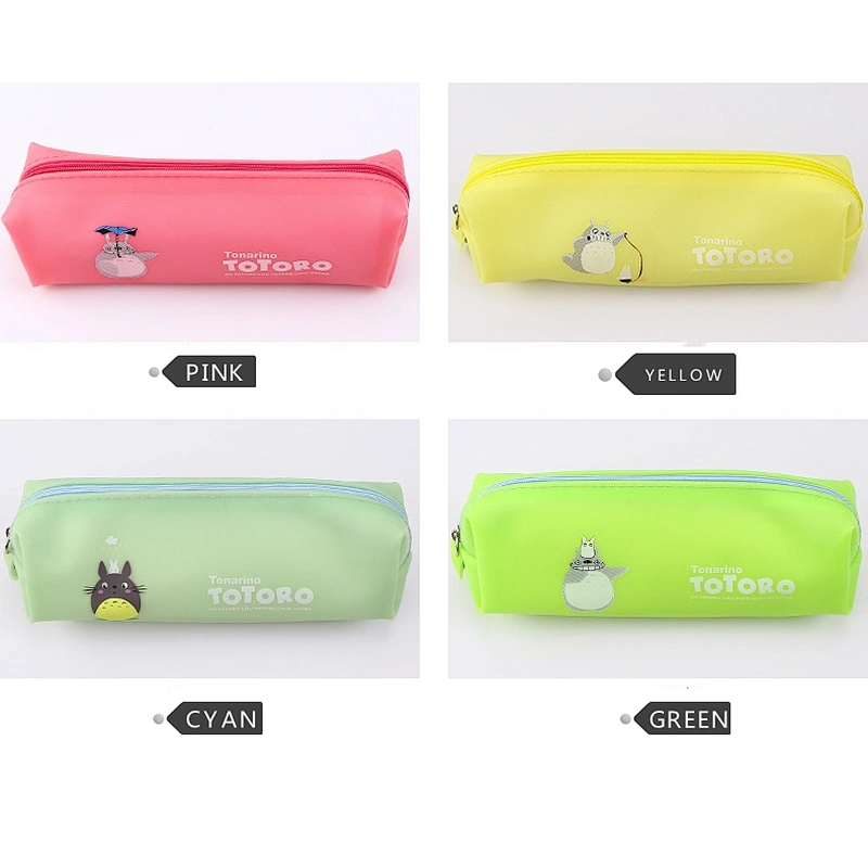 Soft Cute Silicone Printing Customized Pencil Case for Students Factory Supply Directory