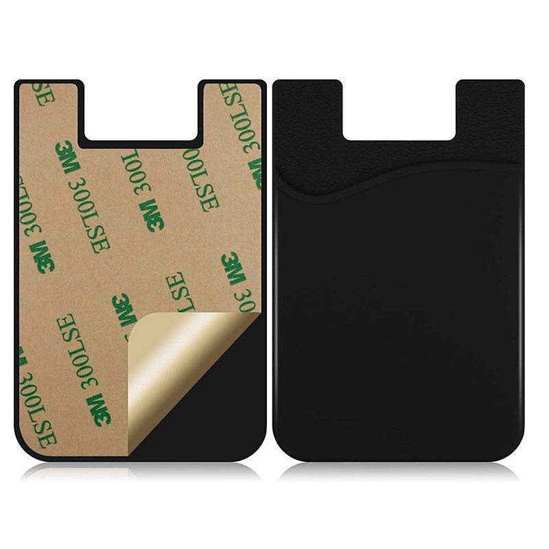 3M Card Holder Phone Case Silicone Card Keeper Wallet for iPhone