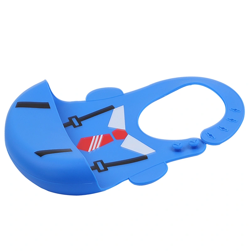 Waterproof Baby Silicone Soft bib for baby food grade silicone baby bib