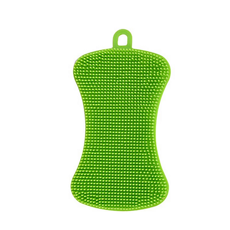 High Quality Dishwashing Sponge Silicone Kitchen Sponge Silicone Cleaning Sponge
