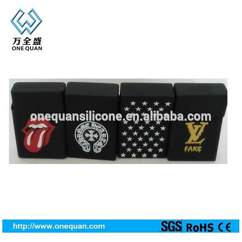 Audited Silicone Factory Direct Sale Rubber Cigarette Case Over Wholesale to US Market Promotional Gift Cigar Box