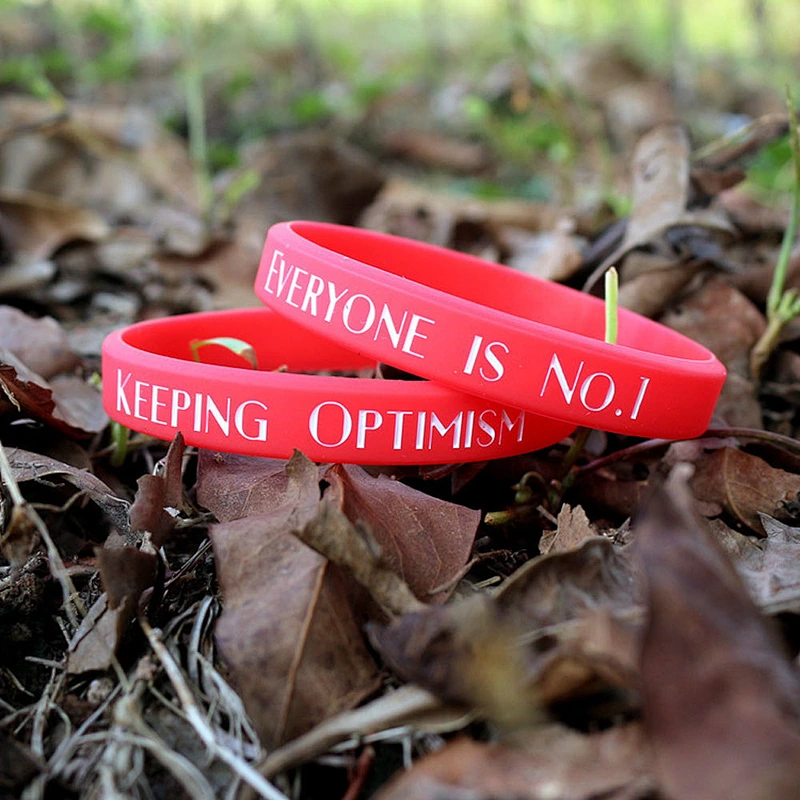 Spiritual Silicone Wristbands Custom Charm Hand Bracelets for Men