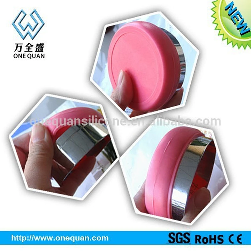 Factory wholesale reusable food-grade silicone cup saucer coffee cup saucer