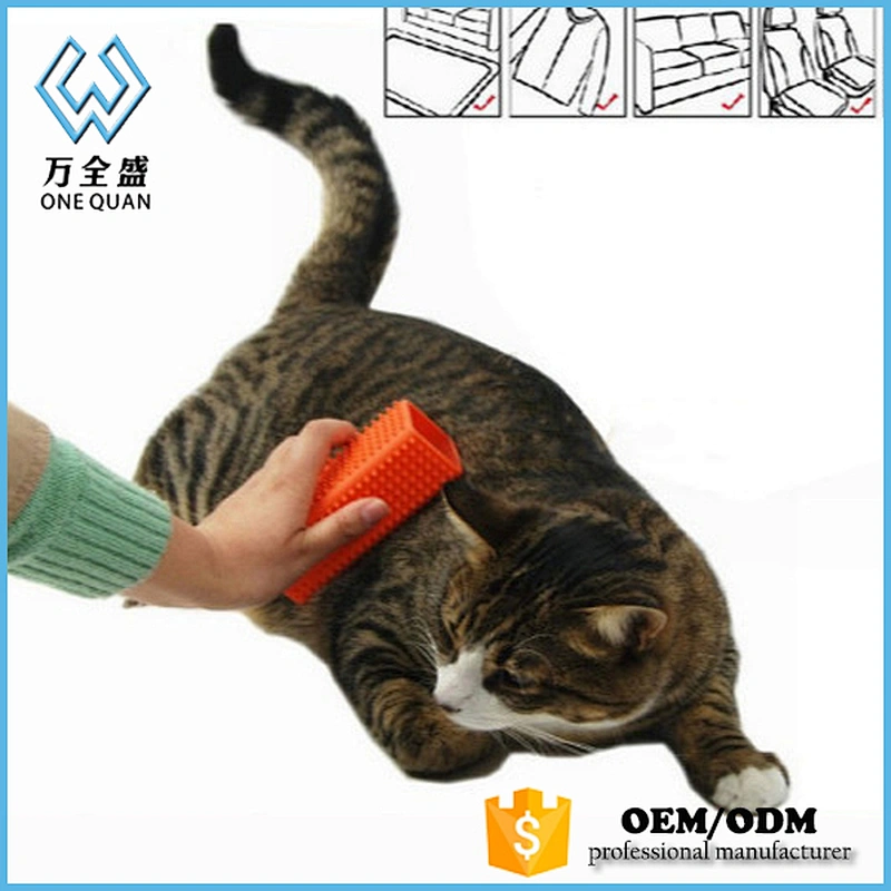 Wholesale Pet Hair Grooming Pet Rubber Brushes