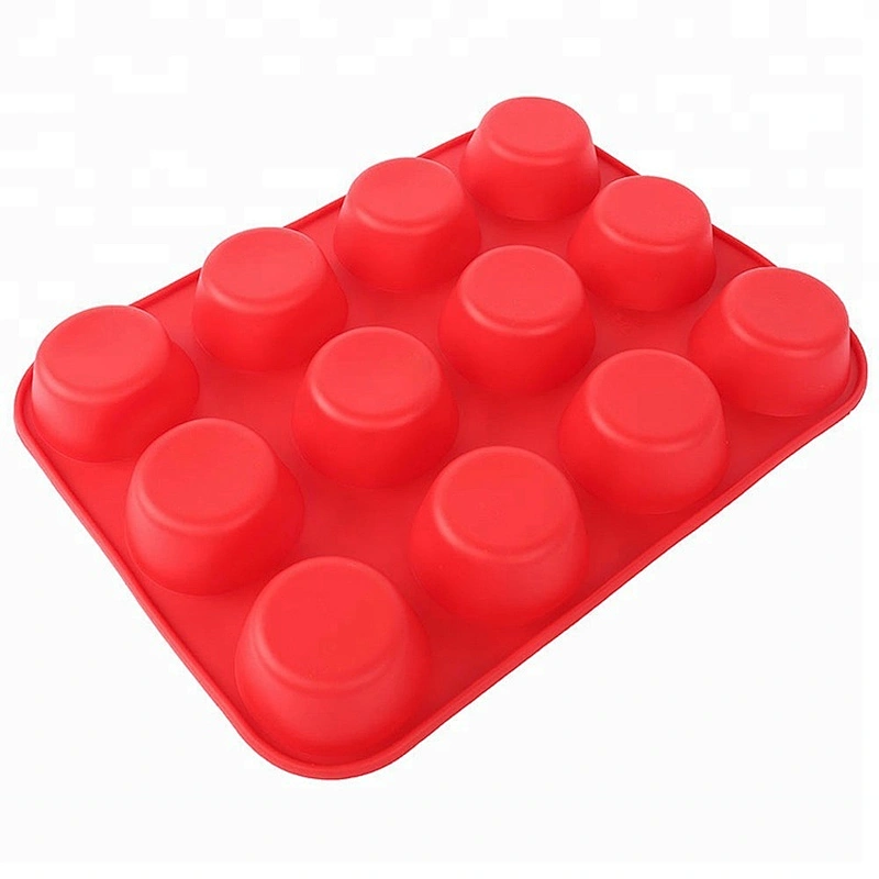 DIY Baking Tools Silicone Cake Mold 12-Capacity Chocolate Mould