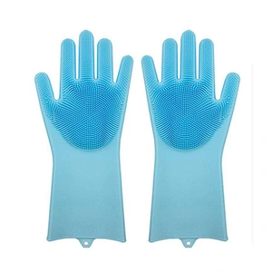 Hot Sale Reusable Silicone Dog Glove Brush Waterproof Cleaning Gloves