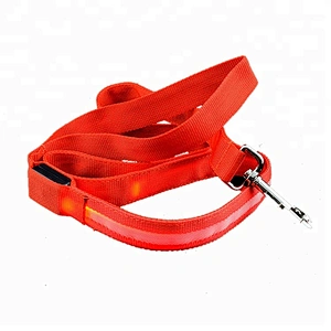 Safety LED Dog Collar USB Rechargeable with Water Resistant Flashing Light