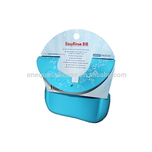 High Quality Cute Animal Print Silicone Baby Bibs For Gifts