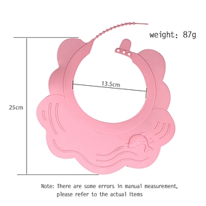 customization durable collapsible cheap Dolphin silicone Shower cap for baby for bathing