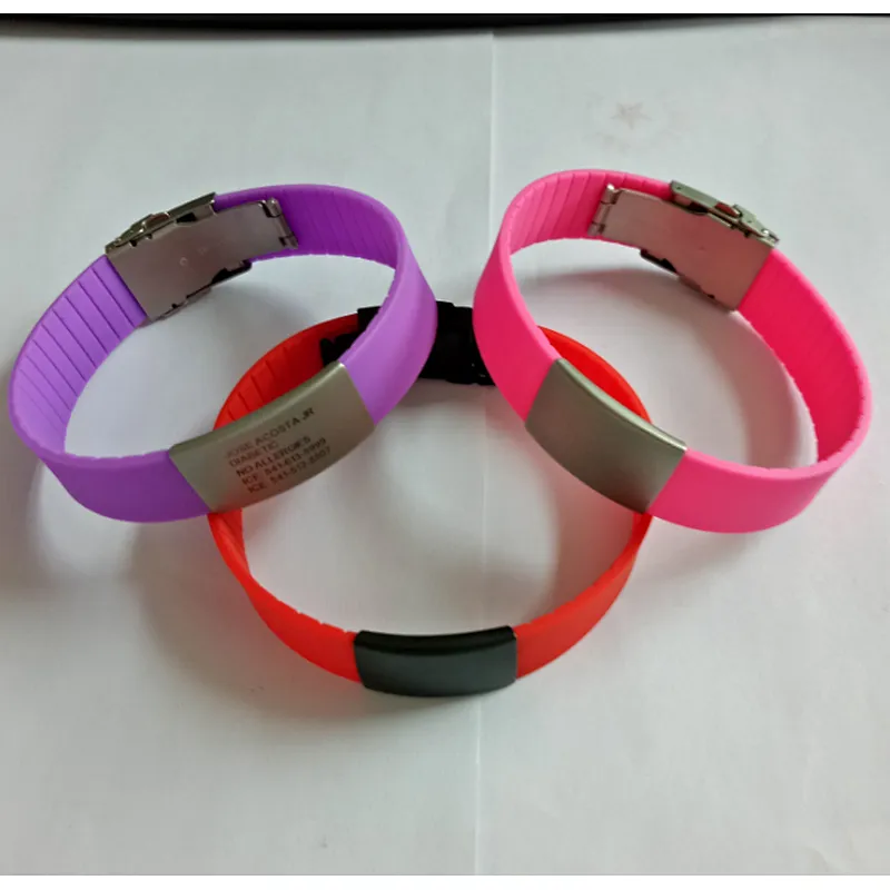 2020 New Adjustable Silicone Metal Bracelets Factory Price With High Quality