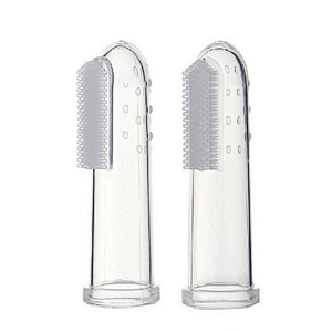Hot Sale Educational Training  Soft Baby Finger Toothbrush For Baby