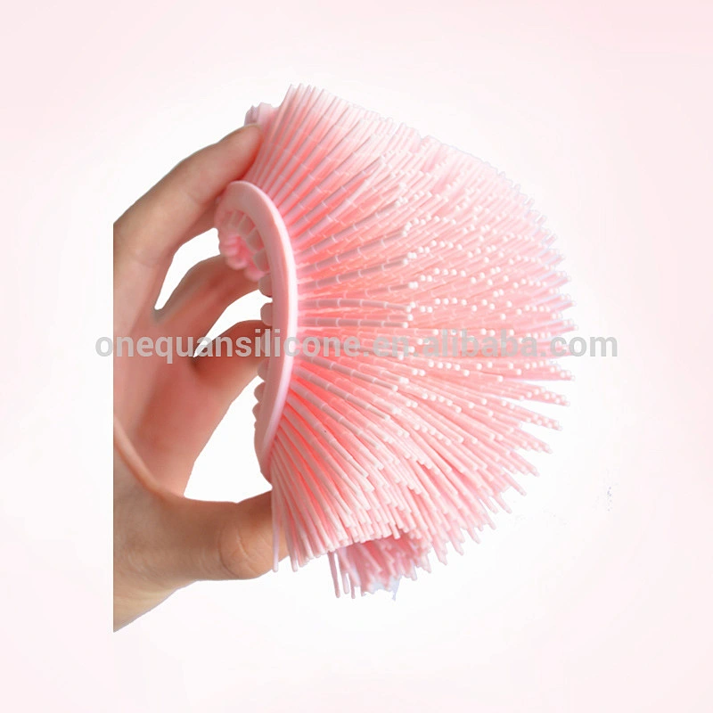 Baby Shampoo Silicone Massage Brush Bath Scalp