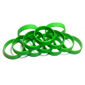 Wholesale Custom Logo Silicone Wristband Rubber Blank Bracelet