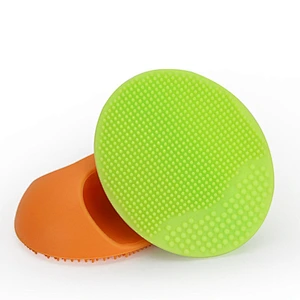 Custom color silicone brush facial cleanser for face cleaning