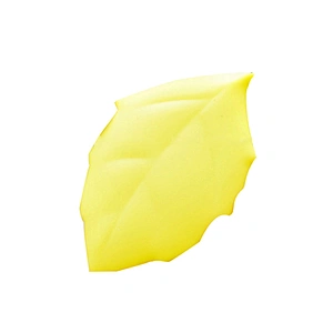 creative portable folding silicone Leaf shape wash cup outdoor travel camping folding cup