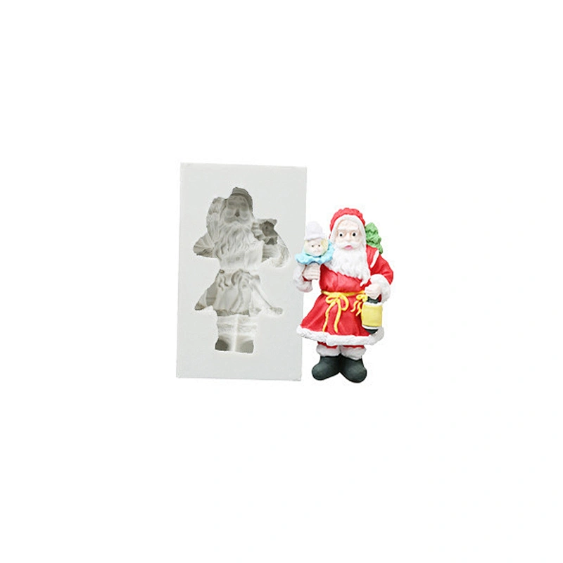 Christmas Fondant Silicone Cake Mold for Candy Decoration