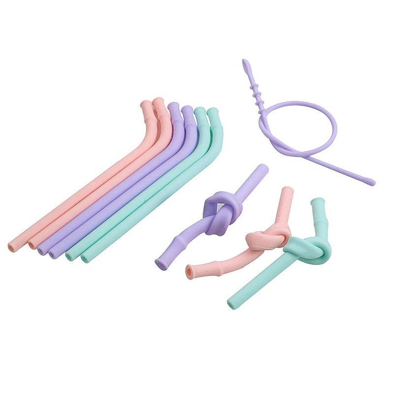 Reusable Straws ,3 PCS Extra Long Flexible Curved Straw  with 1 Cleaning Brushes