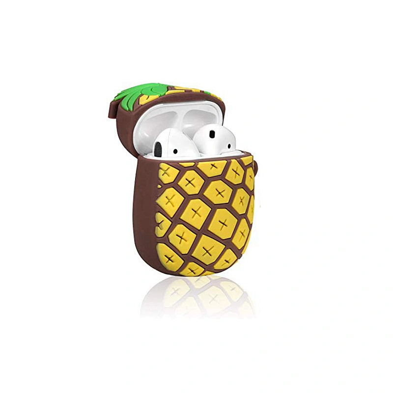 Pineapple Silicone Earbud Case  Cute Case Cover for Airpods