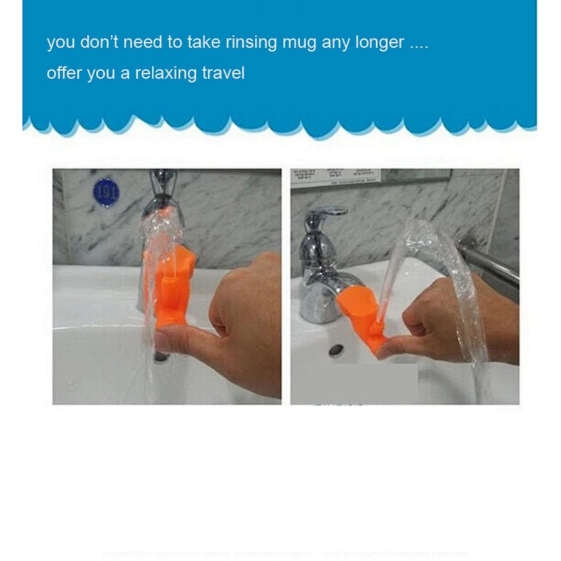 Innovative new product silicone water tap faucet extender