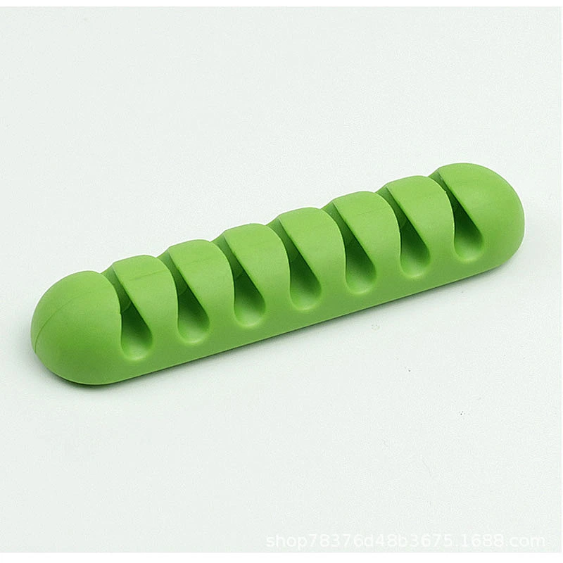 Self-adhesive desk Silicone Cable Clips wire Holder Management