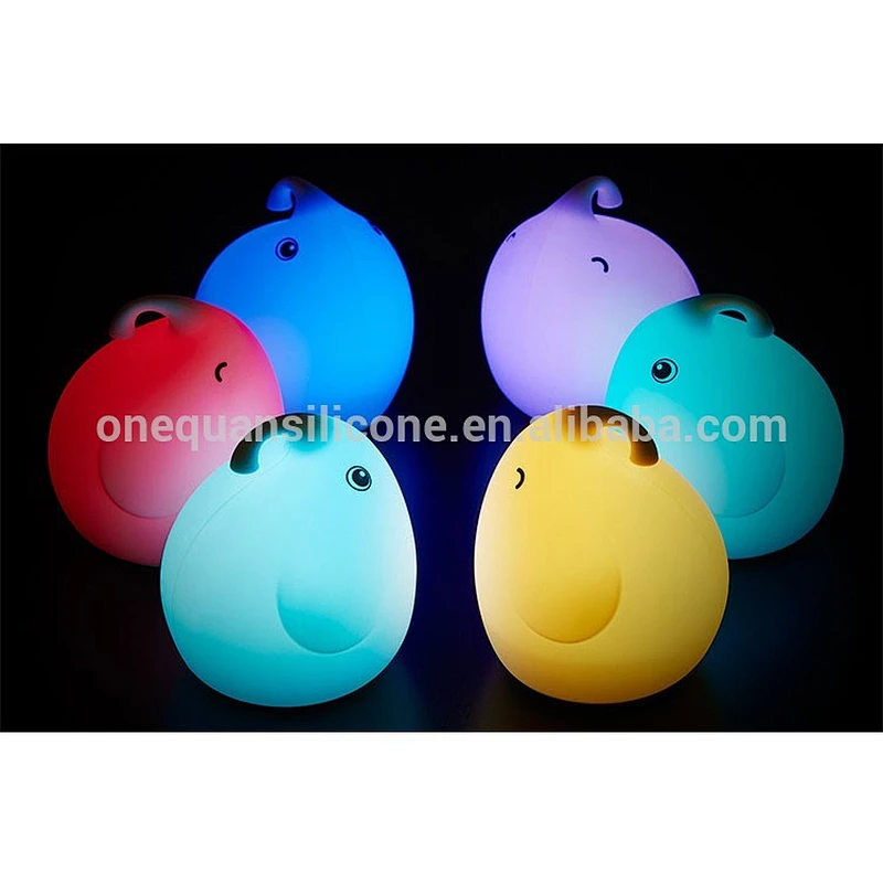 cute light toys,OEM led light toys,custom elephant animal shaped night light toys