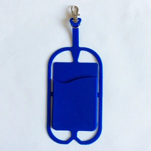 Wholesale Silicone Card Holder With Mobile Lanyard/mobile Lanyard/silicone Phone Lanyard