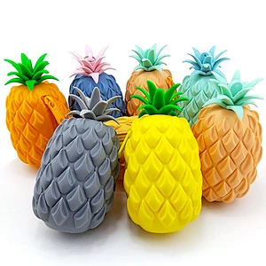 Eco friendly Pineapple Shape Cosmetic Bag Coin Makeup Bag
