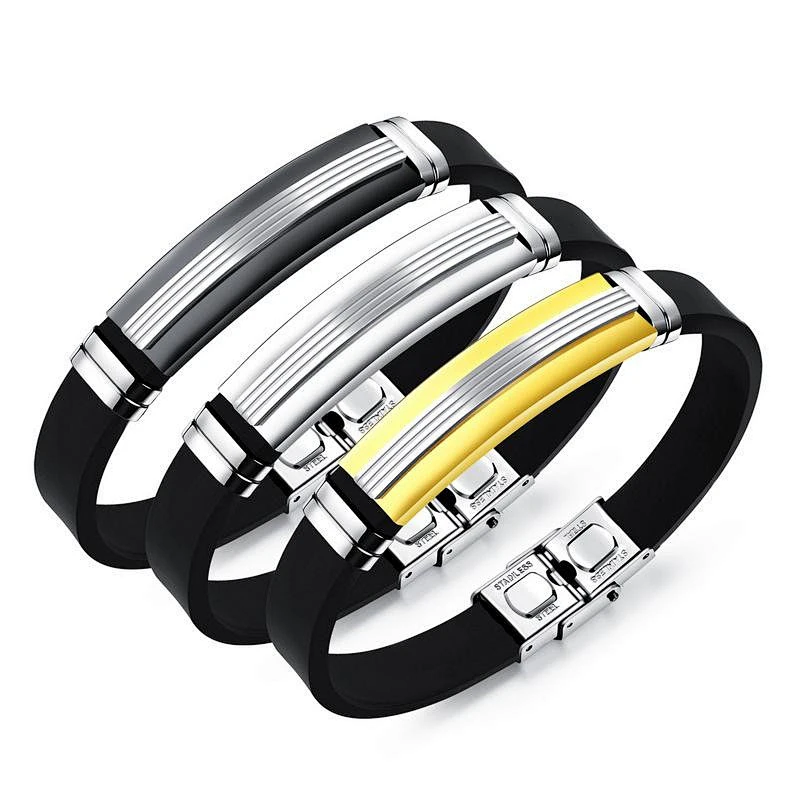 rubber bracelet clasps mens bracelet clasp