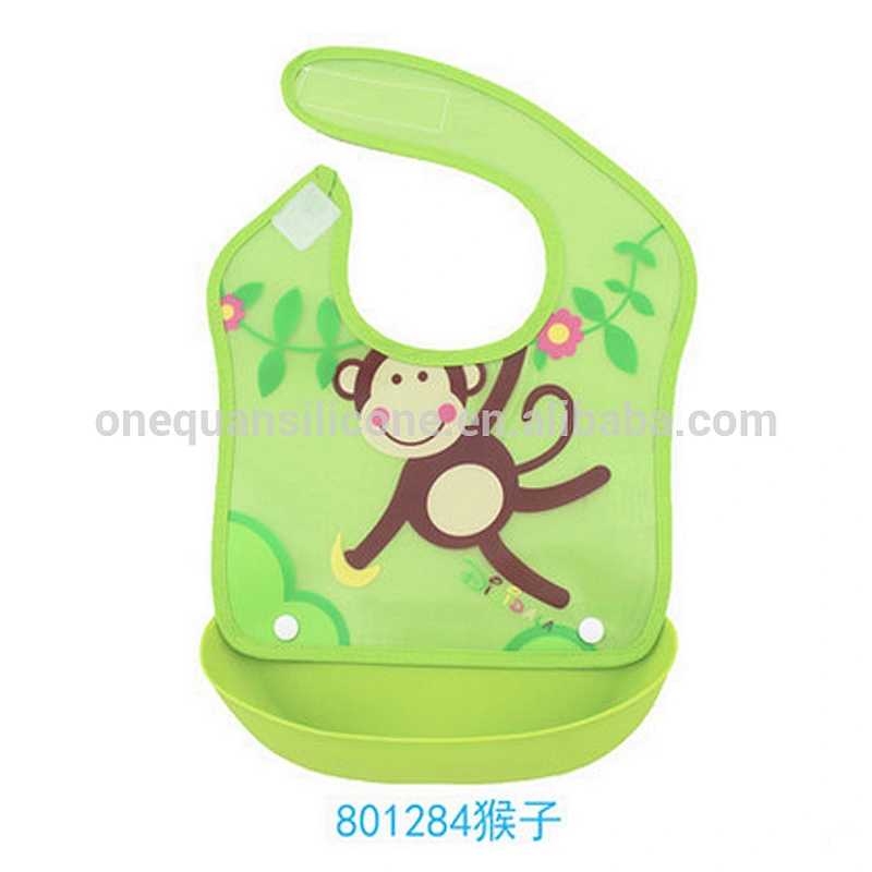 Wholesale Baby Bib Waterproof Silicone Girl Boy Waterproof Bib
