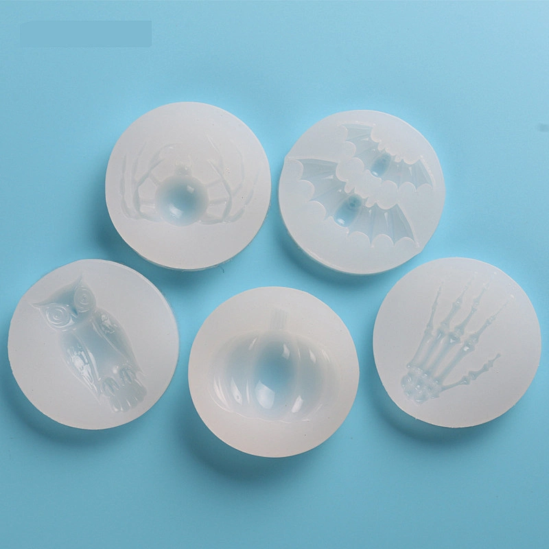 Halloween Silicone Candy Candy Mold Pumpkin Spider Bat Ghost Decorating Tools