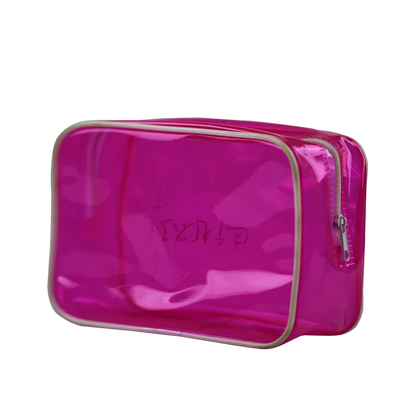 2020 Hot sale fashion transparent PVC square storage bag
