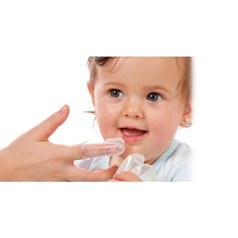 2019 Best-selling Baby Silicone Finger Toothbrush For Gifts