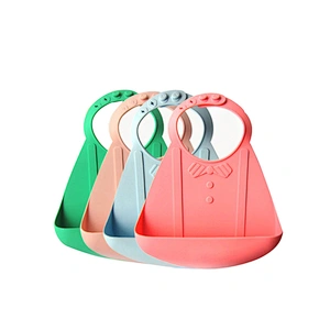 New products  waterproof silicone bandana blank baby bibs wholesale silicone baby bibs