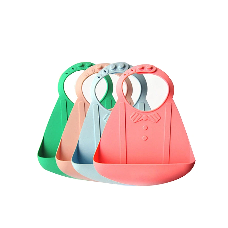 New products  waterproof silicone bandana blank baby bibs wholesale silicone baby bibs