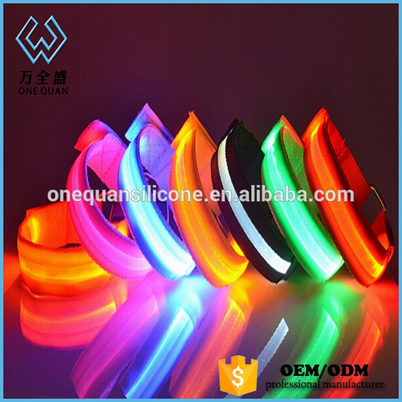 High Quality Adjustable Comfortable Safety Led Armband For Arm Safety