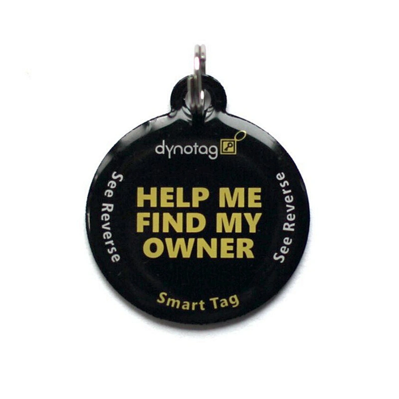 Unique Dog id tags with long chain/custom dog tag