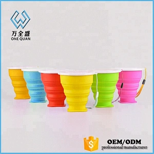 Outdoor Foldable Coffee Cup / Silicone Drinking Cup / Collapsible Travel Mugs