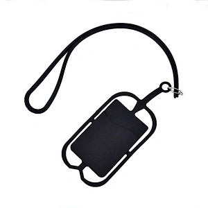 NEW DESIGN Silicone Cell Phone Card Holder Case for Mens Women Credit Card