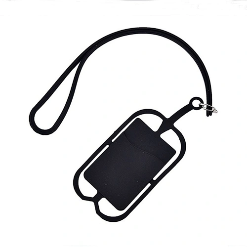 NEW DESIGN Silicone Cell Phone Card Holder Case for Mens Women Credit Card