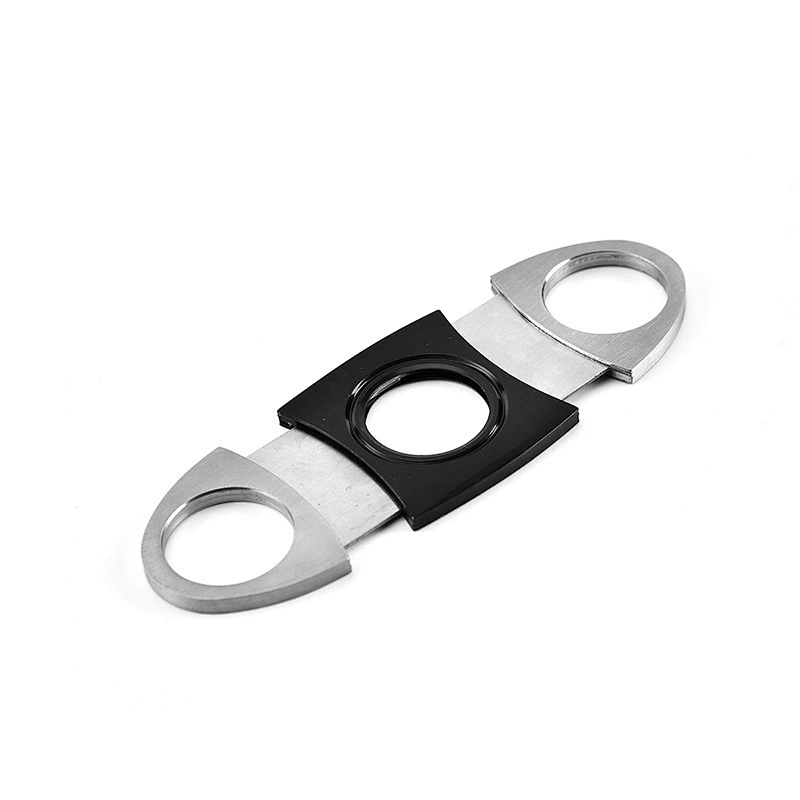 Factory Hot Sale Stainless Steel High Quality Metal Cigar Cutter Hand Cutter Thin nogap Cutter Hardness