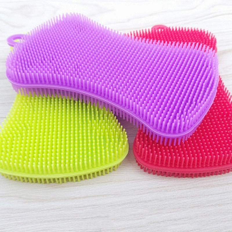 High Quality Dishwashing Sponge Silicone Kitchen Sponge Silicone Cleaning Sponge