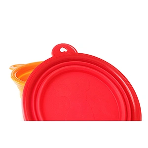 Silicone pet dispos slow clear food bowl dog pet food bowl for pet