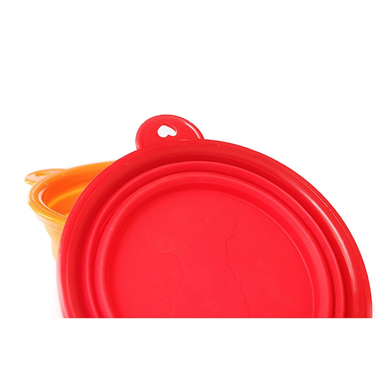 Silicone pet dispos slow clear food bowl dog pet food bowl for pet