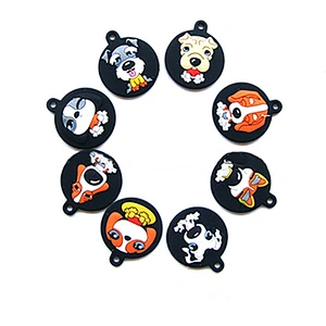 New arrival onequan silicone dog tag with 3D cute pictures